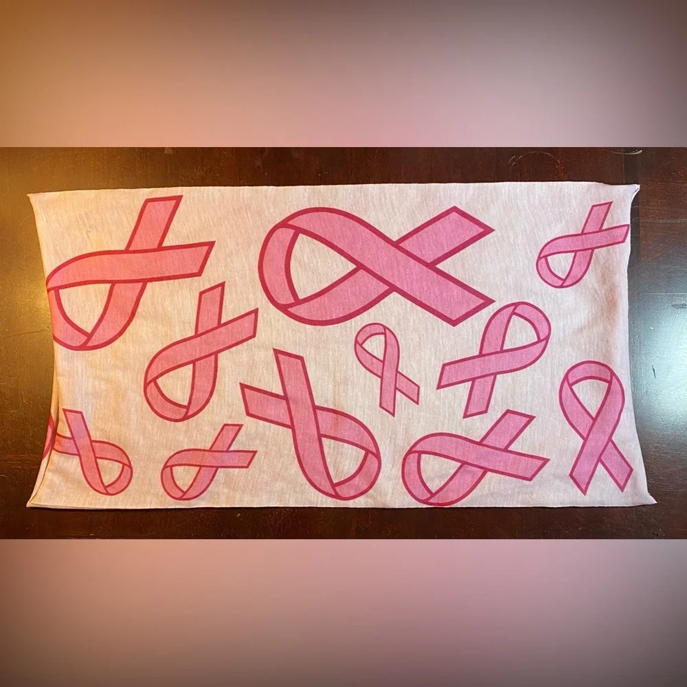 Breast Cancer Awareness Pink Ribbon Gaiter Neckerchief Face Mask
